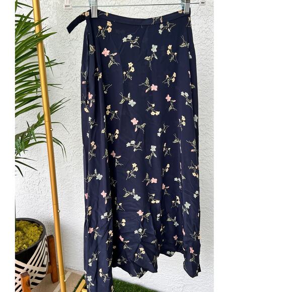 Jones New York Petite Women's Long Skirt Real 100% Silk - Picture 4 of 11